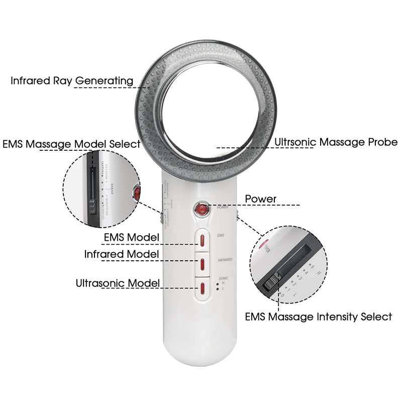 Ultrasound Cavitation EMS Body Slimming Massager - letgetdeal